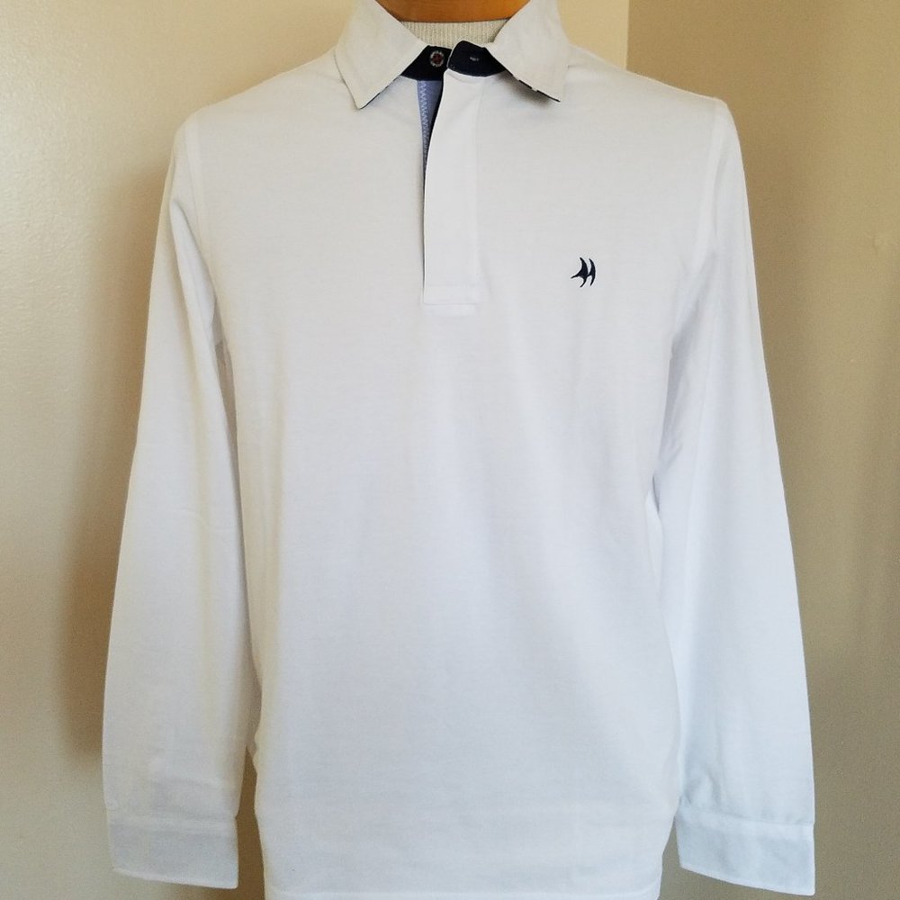 New Men's Impulso Italian While Shirt Long Sleeves 100% Cotton